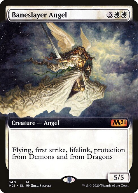 Baneslayer Angel (M21) (Foil) (Extended Art) (#340)