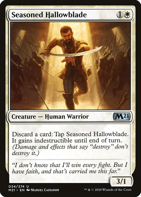 Seasoned Hallowblade (M21) (Foil) (#34)
