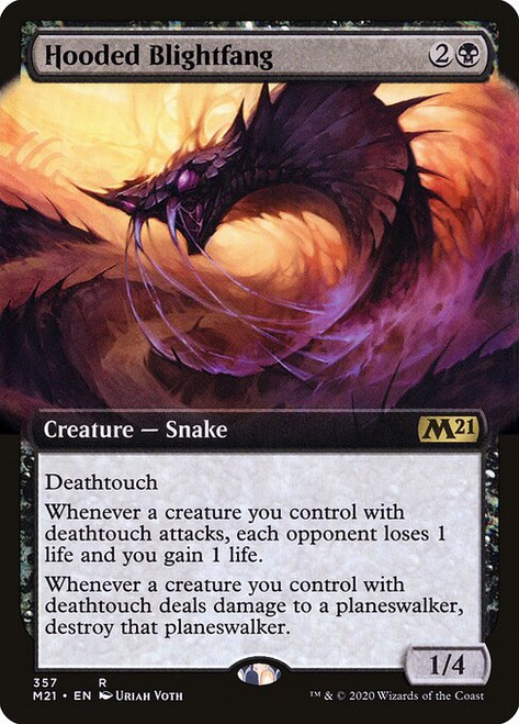Hooded Blightfang (M21) (Foil) (Extended Art) (#357)