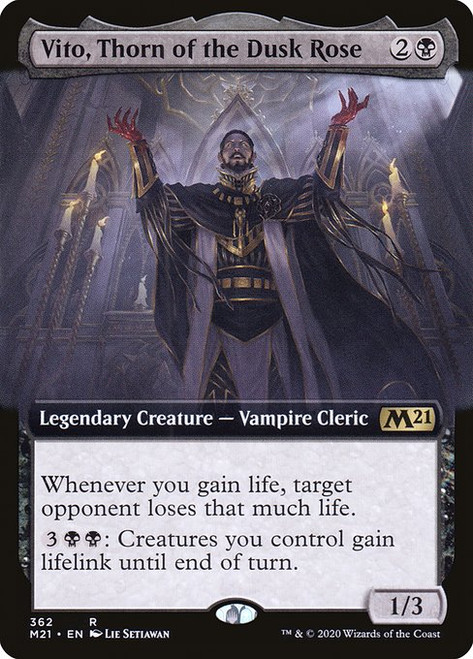 Vito, Thorn of the Dusk Rose (M21) (Foil) (Extended Art) (#362)