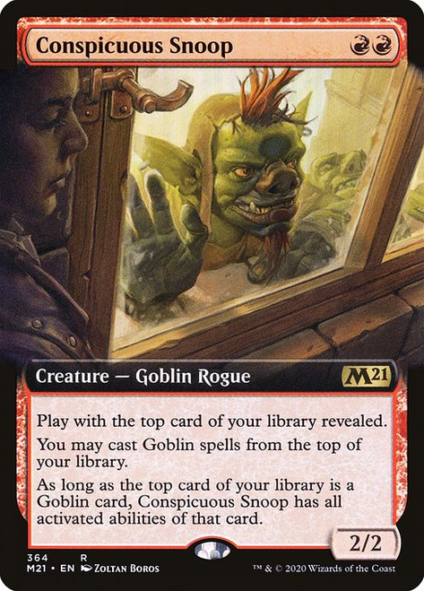 Conspicuous Snoop (M21) (Foil) (Extended Art) (#364)