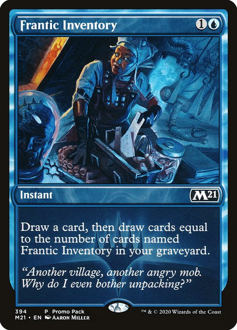 Frantic Inventory (M21) (Foil) (#394)