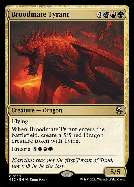 Broodmate Tyrant (M3C) (#123)