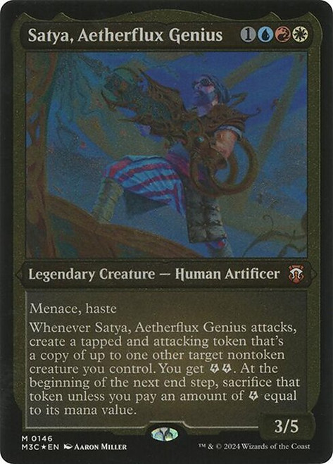 Satya, Aetherflux Genius (M3C) (FoilEtched) (#146)