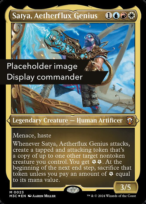 Satya, Aetherflux Genius (M3C) (Ripple Foil) (#150)