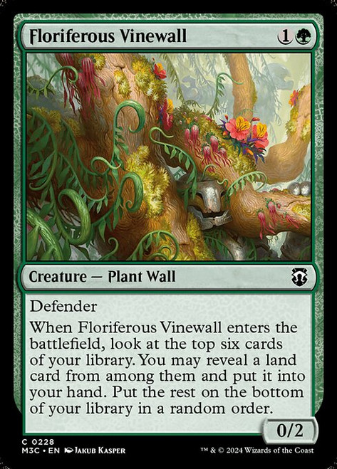 Floriferous Vinewall (M3C) (#228)