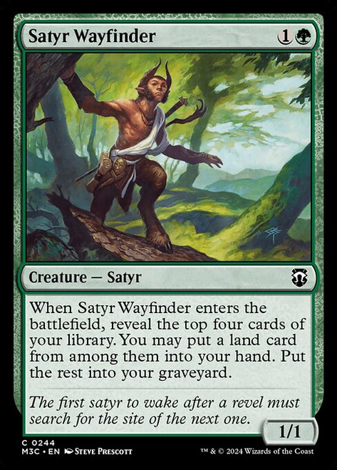 Satyr Wayfinder (M3C) (Ripple Foil) (#244)