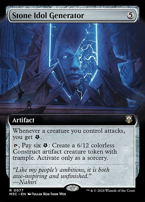 Stone Idol Generator (M3C) (Ripple Foil) (Extended Art) (#77)