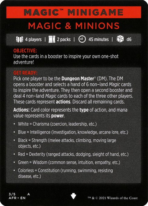 Magic and Minions // Magic and Minions (cont'd) (MAFR) (Foil) (#3)