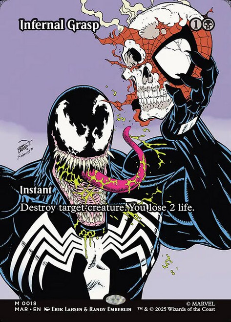 Infernal Grasp (MAR) (Foil) (Borderless) (#18)