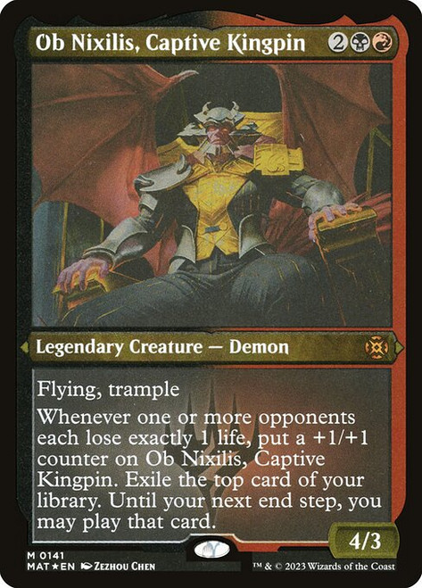 Ob Nixilis, Captive Kingpin (MAT) (FoilEtched) (#141)