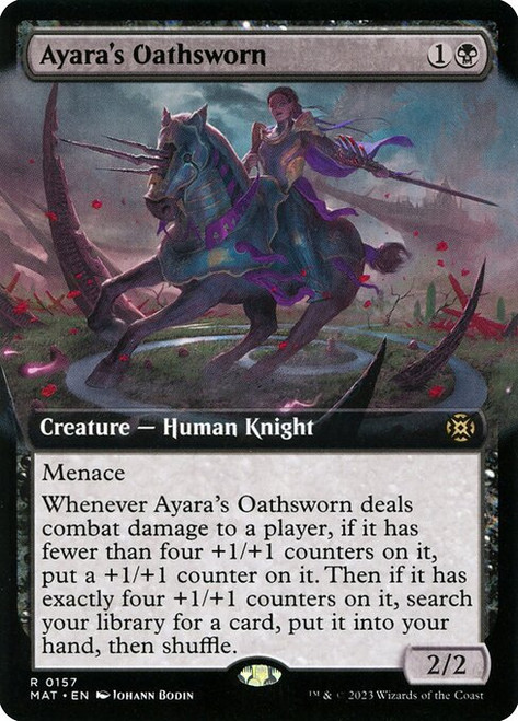 Ayara's Oathsworn (MAT) (Foil) (Extended Art) (#157)