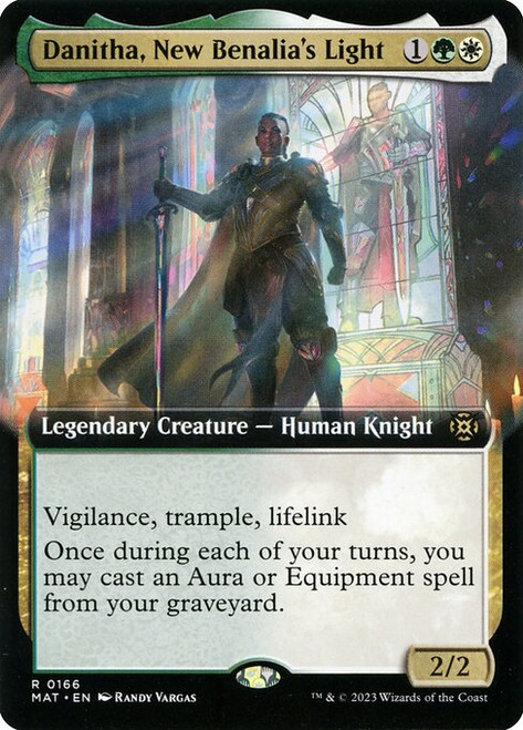 Danitha, New Benalia's Light (MAT) (Foil) (Extended Art) (#166)