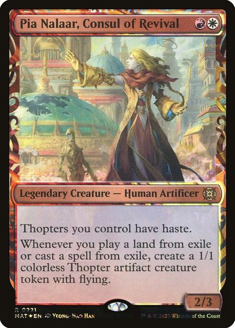 Pia Nalaar, Consul of Revival (MAT) (HaloFoil) (Showcase) (#221)