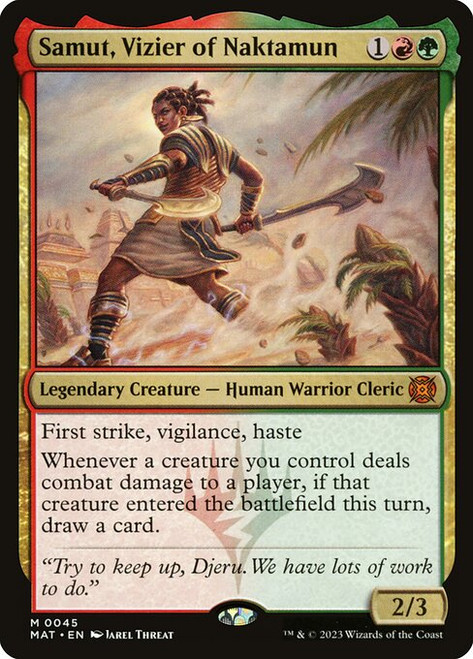 Samut, Vizier of Naktamun (MAT) (#45)