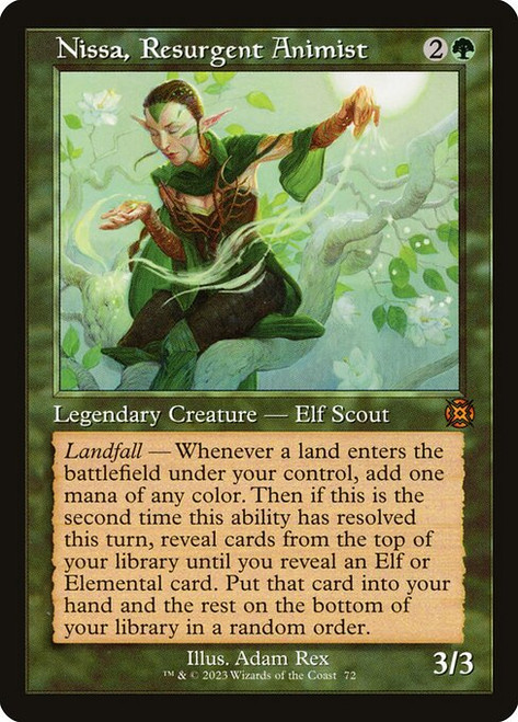 Nissa, Resurgent Animist (MAT) (Showcase) (#72)