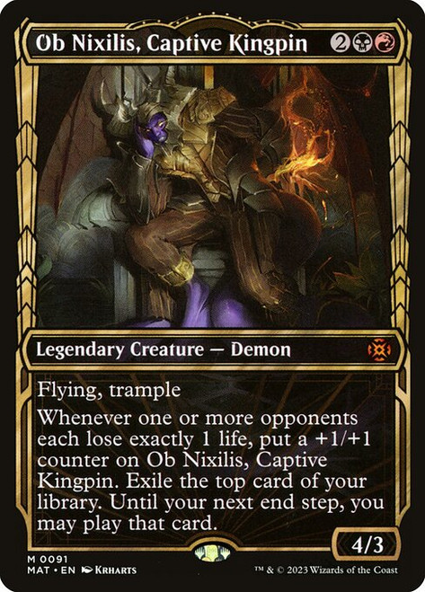 Ob Nixilis, Captive Kingpin (MAT) (Foil) (Showcase) (#91)