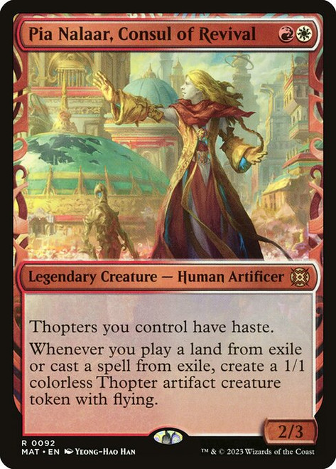 Pia Nalaar, Consul of Revival (MAT) (Foil) (Showcase) (#92)