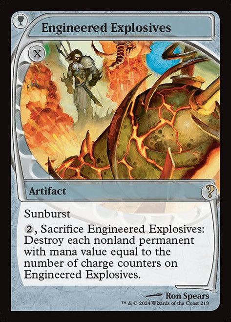 Engineered Explosives (MB2) (Foil) (#218)