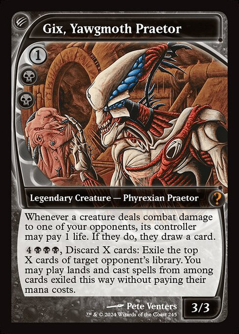 Gix, Yawgmoth Praetor (MB2) (Foil) (#245)