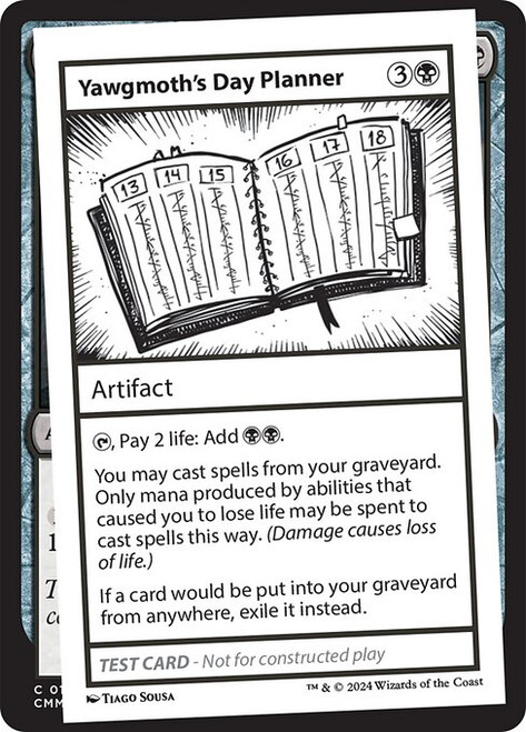 Yawgmoth's Day Planner (MB2) (#319)
