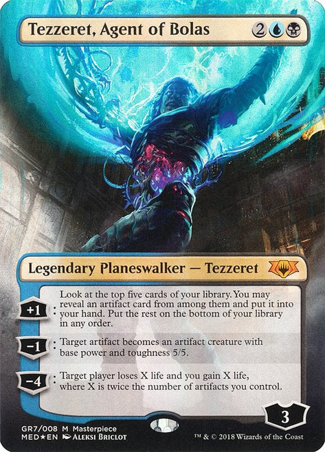 Tezzeret, Agent of Bolas (MED) (Foil) (Borderless) (#GR7)