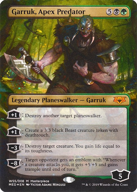 Garruk, Apex Predator (MED) (Foil) (Borderless) (#WS5)