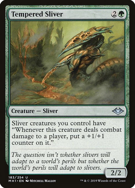 Tempered Sliver (MH1) (Foil) (#183)