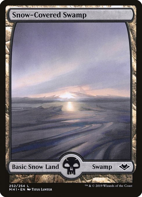 Snow-Covered Swamp (MH1) (Foil) (Full Art) (#252)