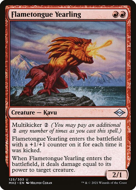 Flametongue Yearling (MH2) (Foil) (#125)