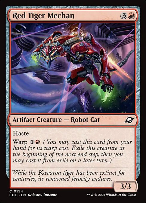 Red Tiger Mechan (EOE) (Foil) (#154)