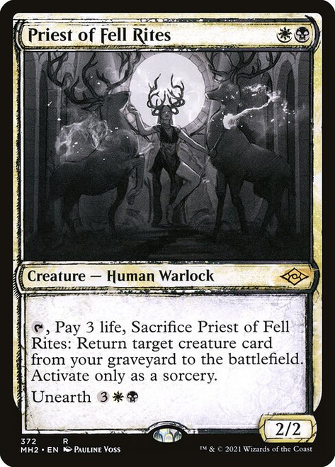 Priest of Fell Rites (MH2) (Foil) (Showcase) (#372)