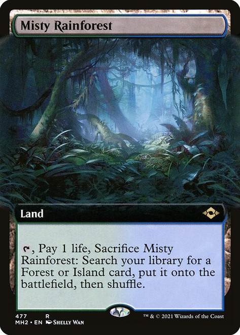 Misty Rainforest (MH2) (Extended Art) (#477)