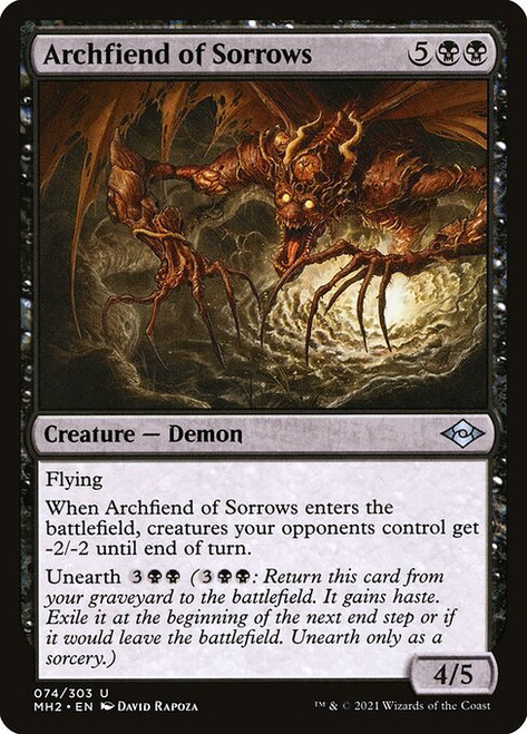 Archfiend of Sorrows (MH2) (Foil) (#74)