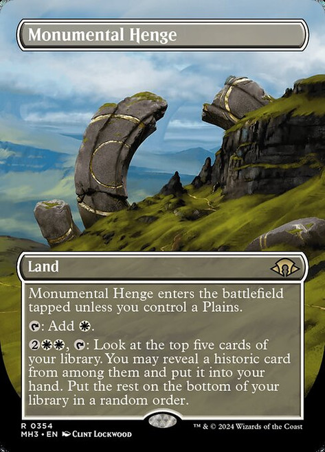 Monumental Henge (MH3) (Foil) (Borderless) (#354)