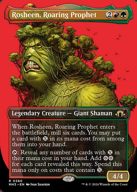 Rosheen, Roaring Prophet (MH3) (Foil) (Borderless) (#380)