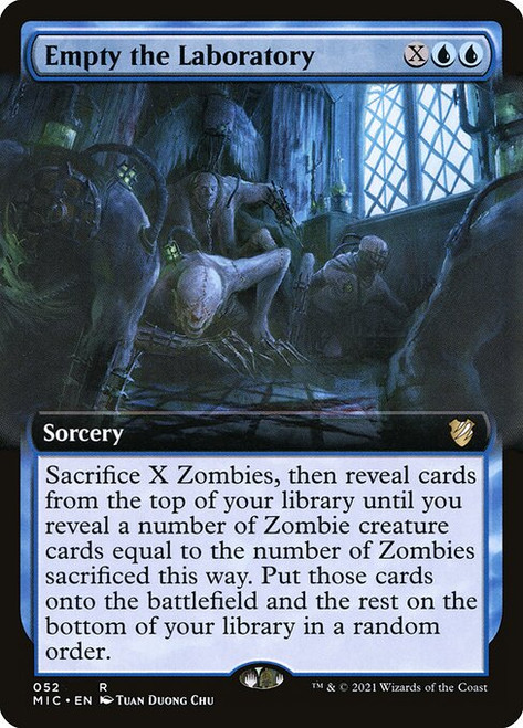 Empty the Laboratory (MIC) (Extended Art) (#52)