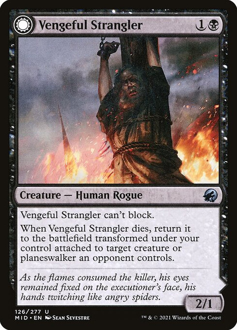Vengeful Strangler // Strangling Grasp (MID) (Foil) (#126)