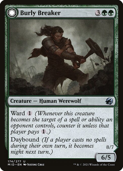 Burly Breaker // Dire-Strain Demolisher (MID) (Foil) (#174)
