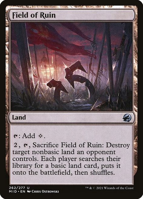 Field of Ruin (MID) (Foil) (#262)
