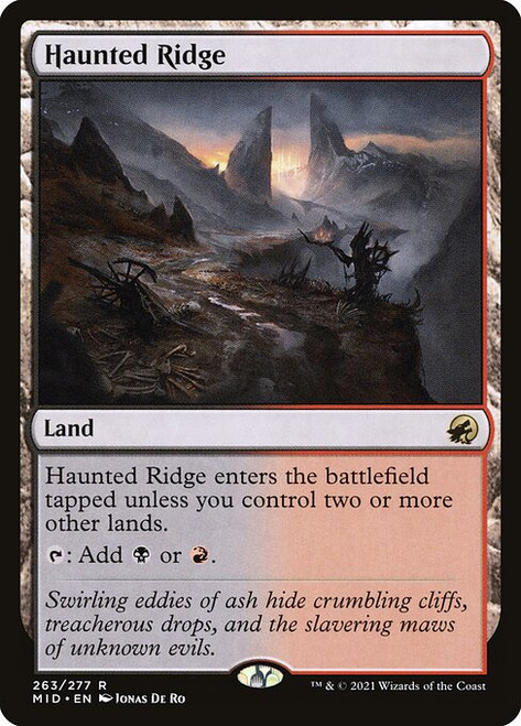 Haunted Ridge (MID) (Foil) (#263)