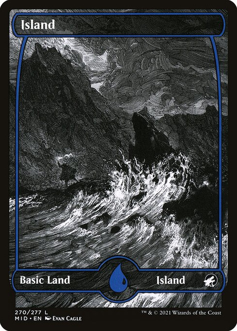 Island (MID) (Foil) (Full Art) (#270)