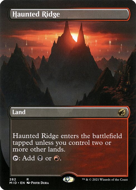 Haunted Ridge (MID) (Foil) (Full Art) (#282)