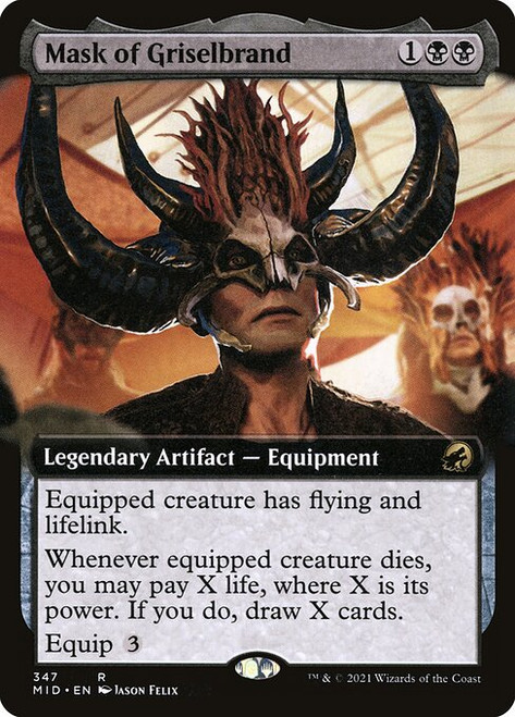 Mask of Griselbrand (MID) (Extended Art) (#347)