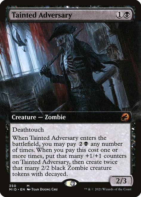 Tainted Adversary (MID) (Foil) (Extended Art) (#350)