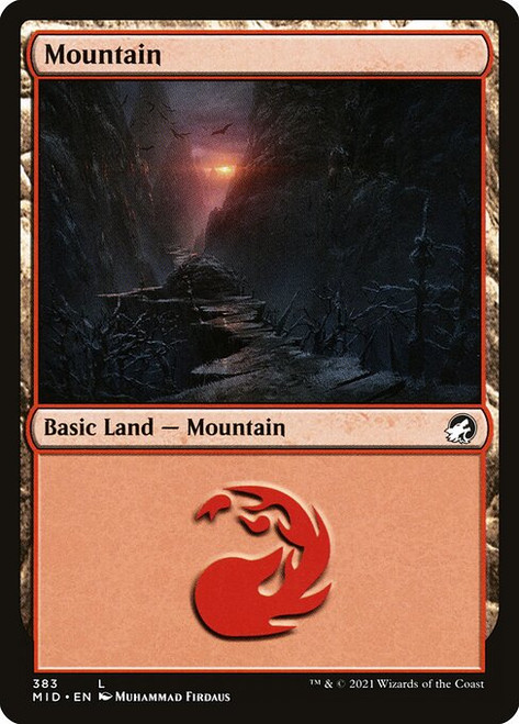 Mountain (MID) (Foil) (#383)