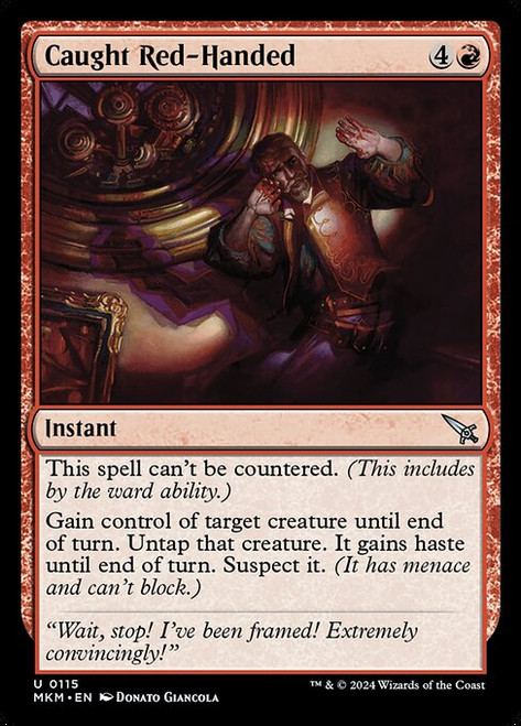 Caught Red-Handed (MKM) (Foil) (#115)