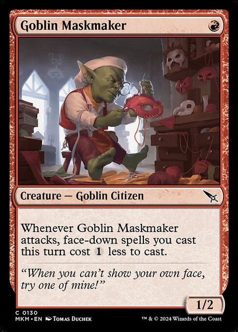 Goblin Maskmaker (MKM) (Foil) (#130)
