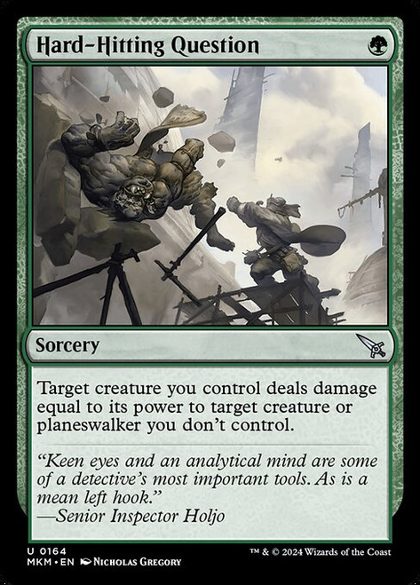 Hard-Hitting Question (MKM) (Foil) (#164)