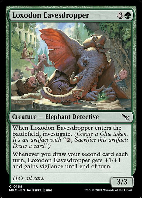 Loxodon Eavesdropper (MKM) (Foil) (#168)